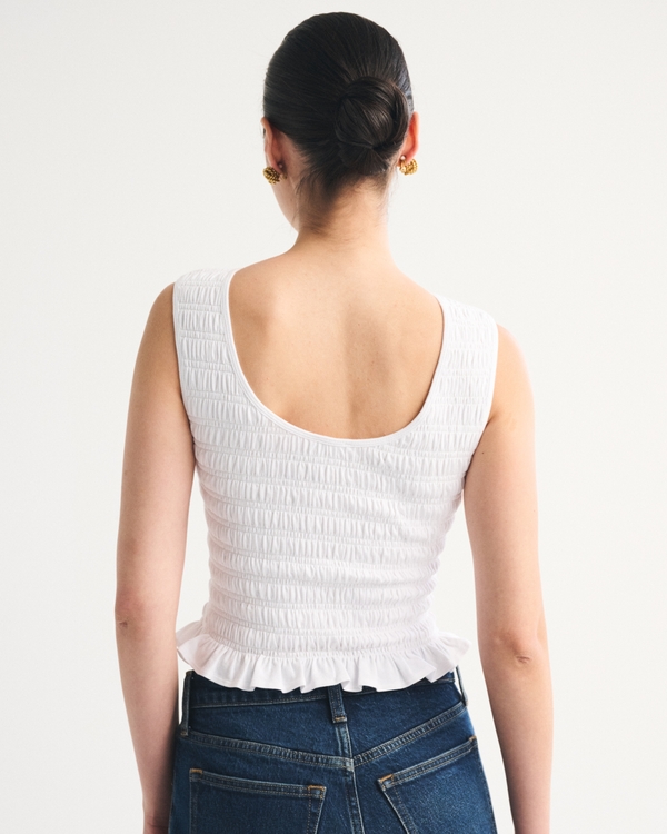 【専用】Overdue flair special smocked top Women's 2-in-1 Reversible Smocked Top | Women's Tops | Abercrombie.com