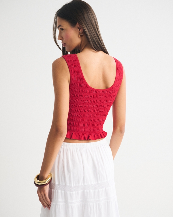 Women's 2-in-1 Reversible Smocked Top | Women's Clearance