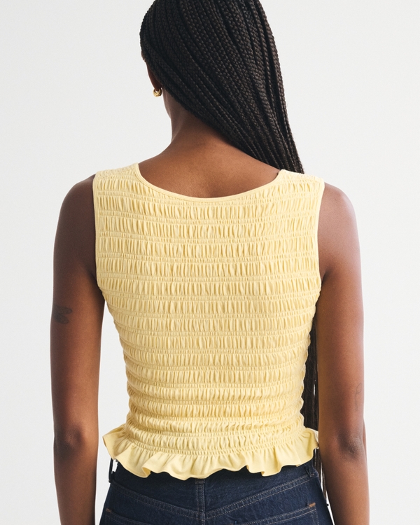 Women's 2-in-1 Reversible Smocked Top | Women's Tops | Abercrombie.com