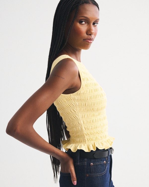【専用】Overdue flair special smocked top Women's 2-in-1 Reversible Smocked Top | Women's Tops | Abercrombie.com