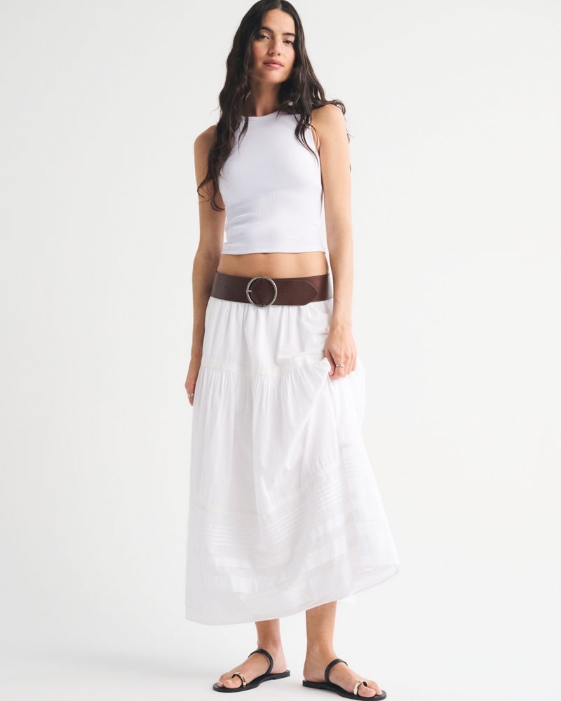 Bra-Free Rib High Neck Tank