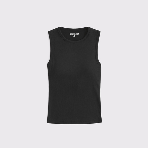 Бра Free High-Neck, в рубчик — Abercrombie & Fitch