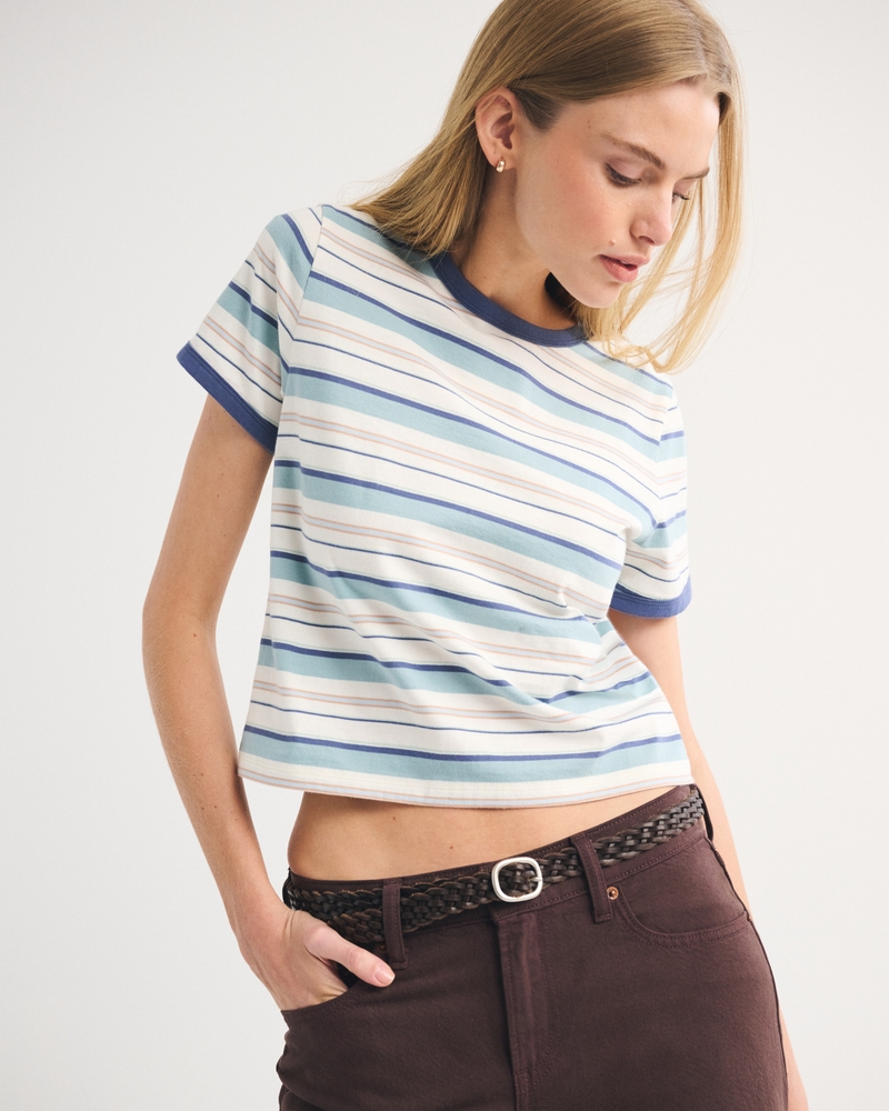Long-Sleeve Sheer Jersey Balletic Scoopneck Top