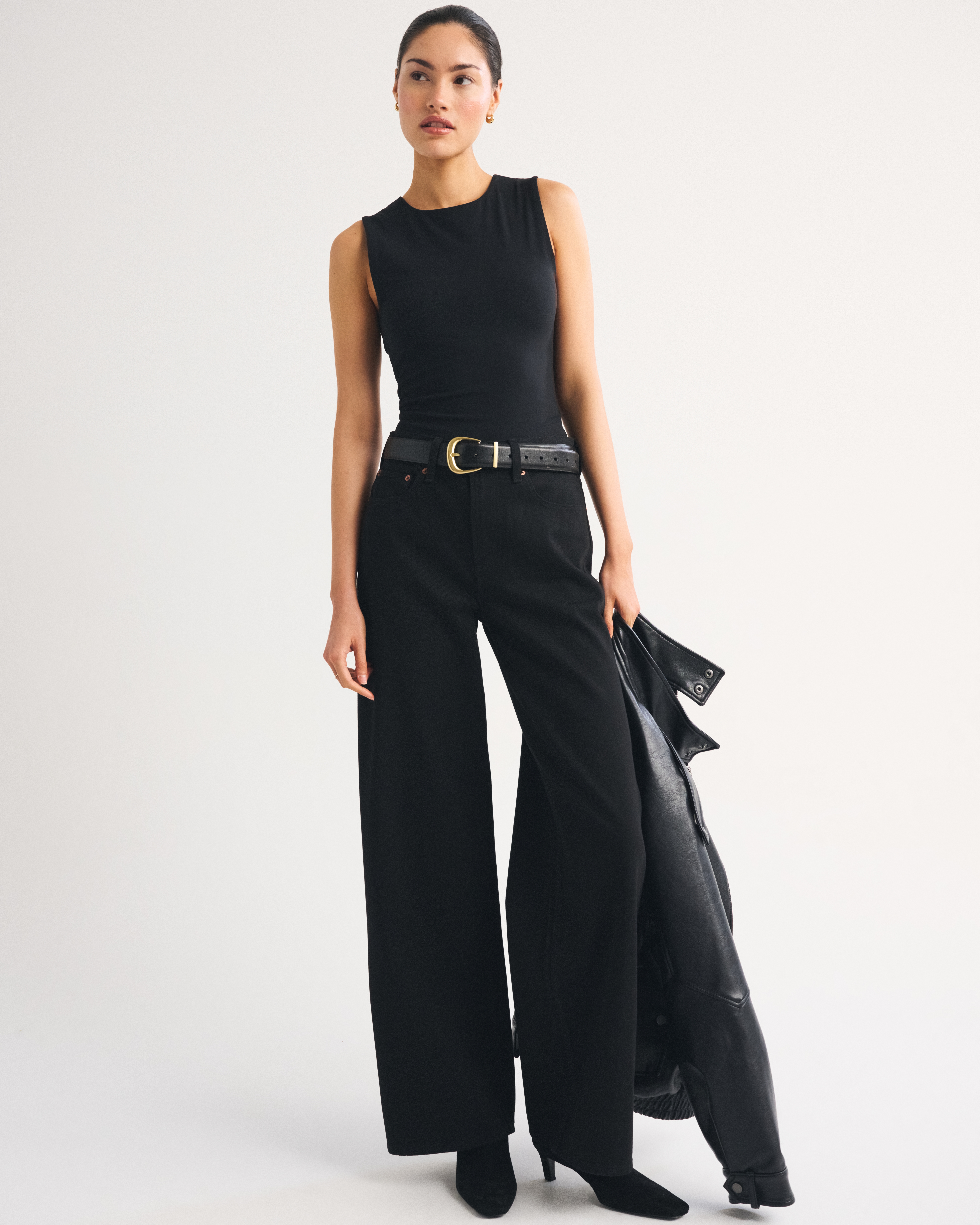 Бра Free Snatched High-Neck, без швов — Abercrombie & Fitch — фото 3