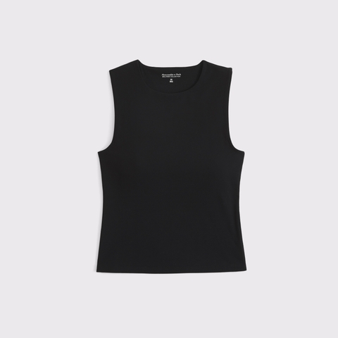 Бра Free Snatched High-Neck, без швов — Abercrombie & Fitch