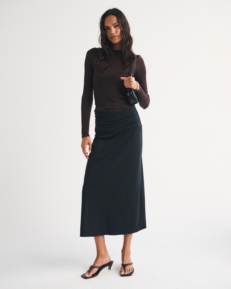 Long-Sleeve Rib Top and Tank Set