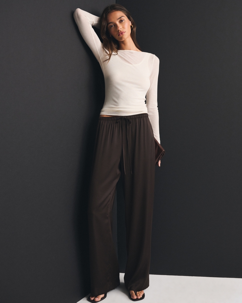 Long-Sleeve Rib Top and Tank Set - thumbnail 5