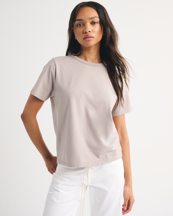 Essential Everyday Easy Tee, Sand view 1