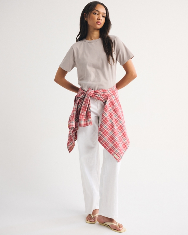 Essential Everyday Easy Tee, Sand view 2