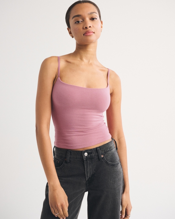 Bra-Free 90s Cami, Pink view 1