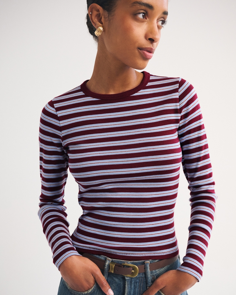 Long-Sleeve Jersey Baby Tee - thumbnail 7