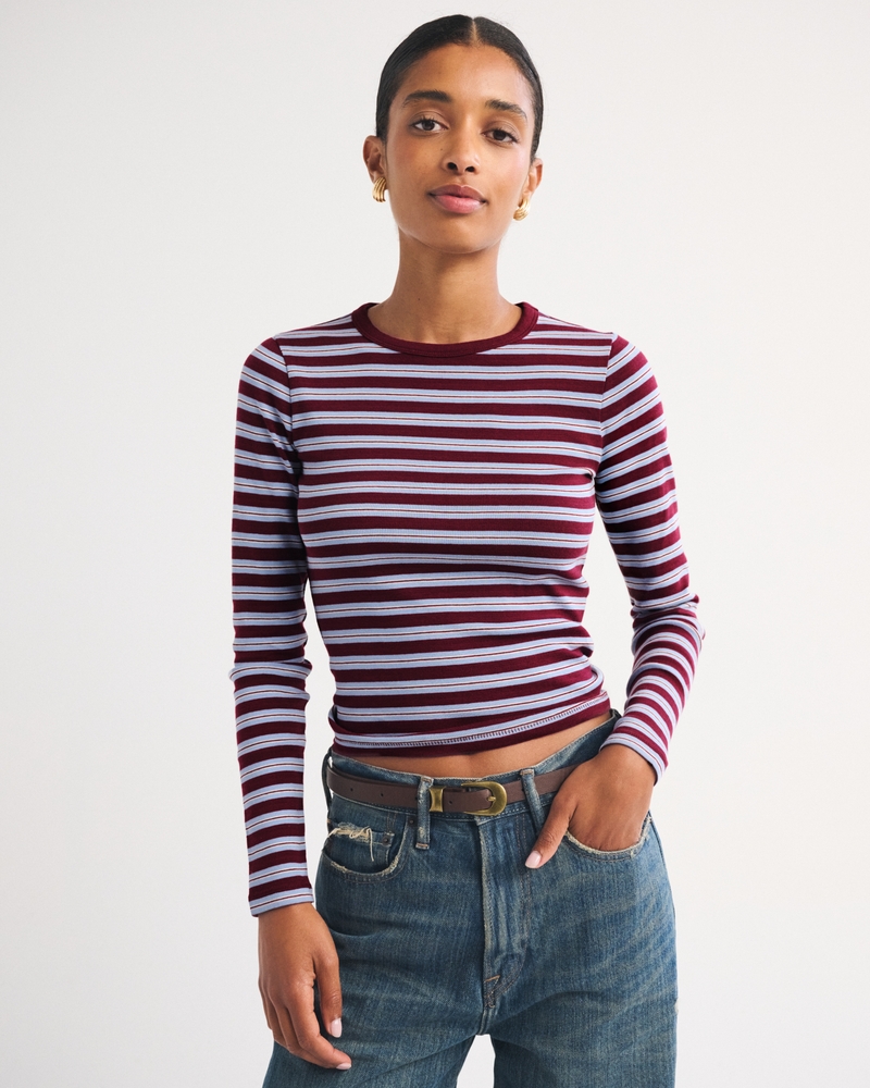 Long-Sleeve Jersey Baby Tee - thumbnail 8
