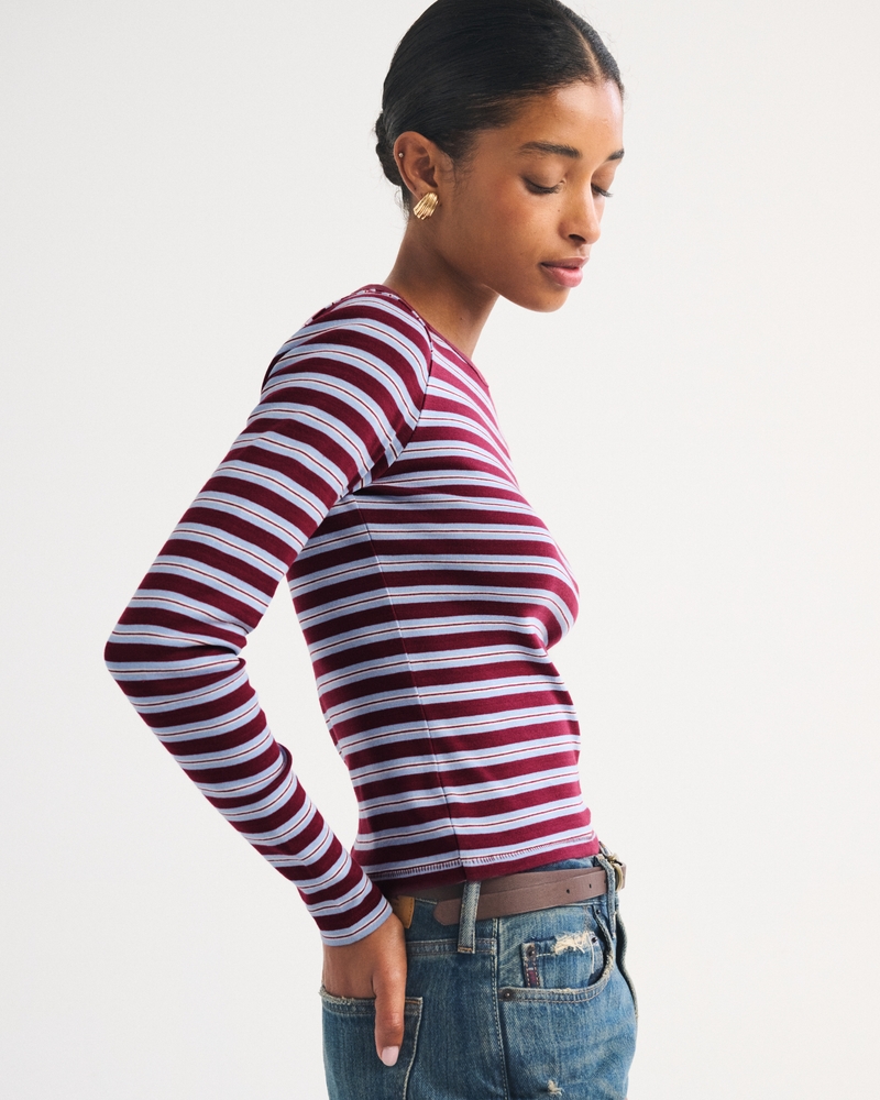 Long-Sleeve Jersey Baby Tee - thumbnail 9