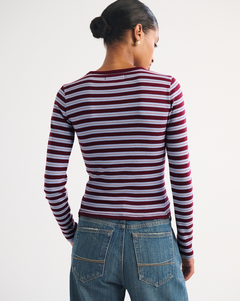Long-Sleeve Jersey Baby Tee - thumbnail 10