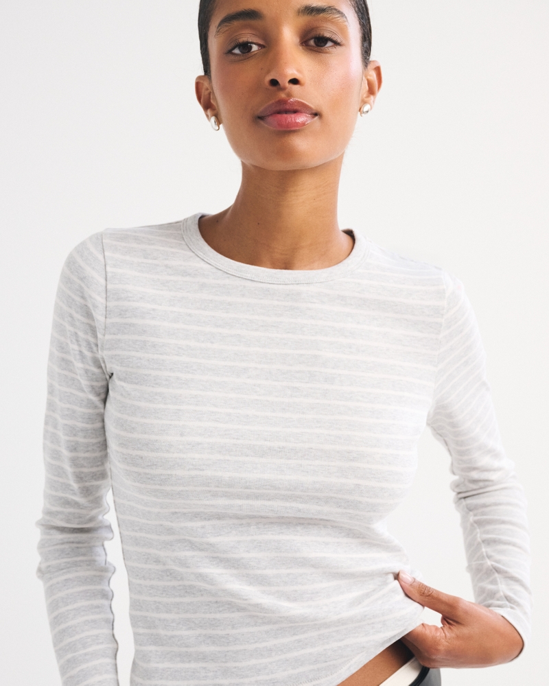 Long-Sleeve Jersey Baby Tee - thumbnail 2