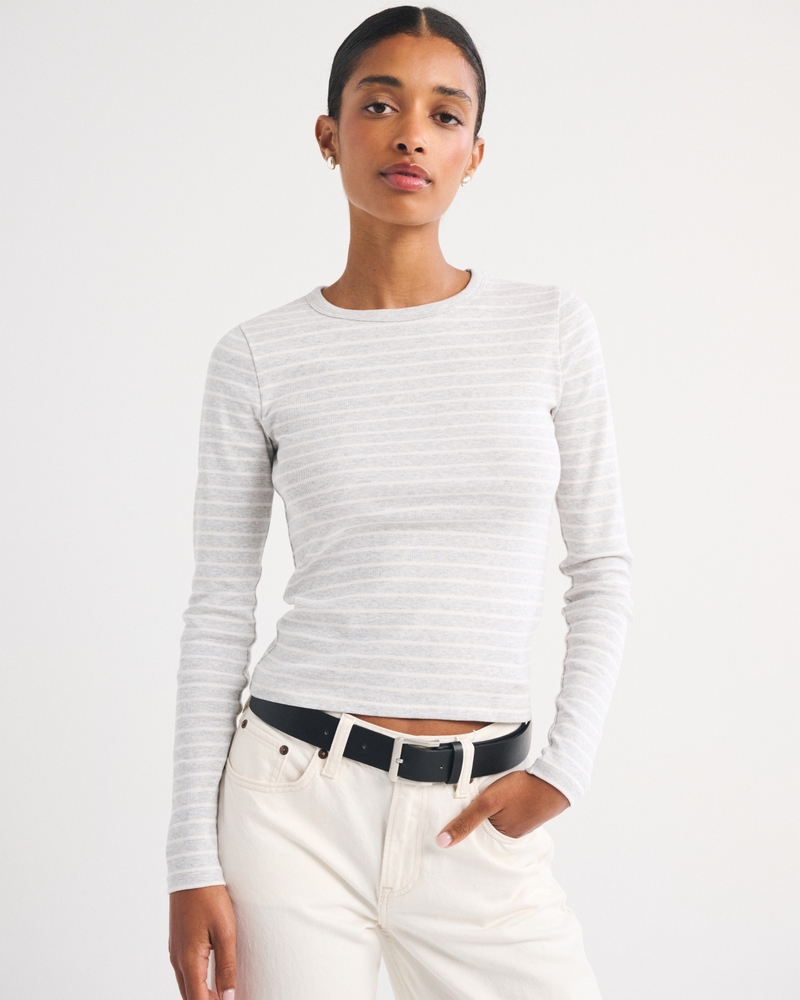 Long-Sleeve Jersey Baby Tee - thumbnail 3