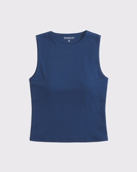 Bra-Free High-Neck Tank