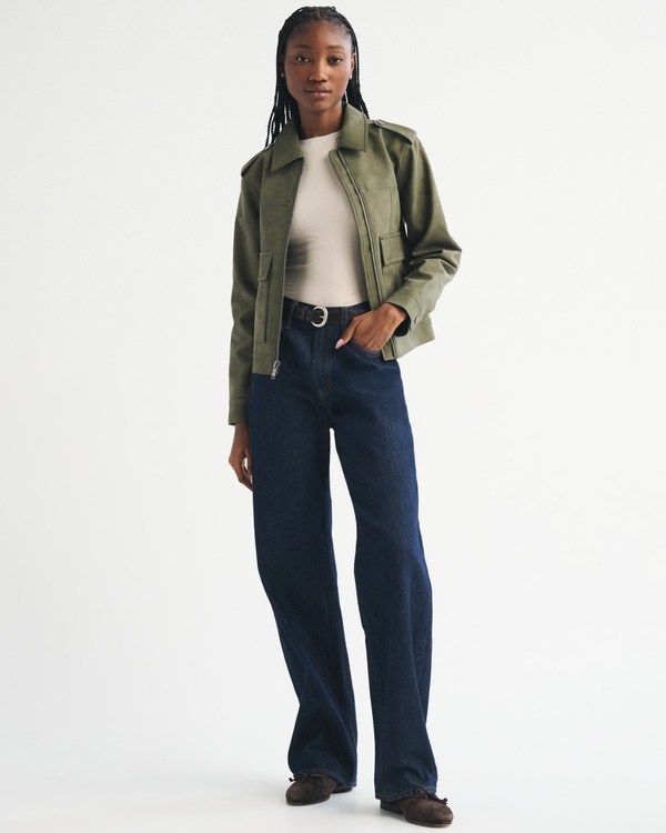 Bra-Free Soft Matte Seamless Bodysuit, Ash view 2