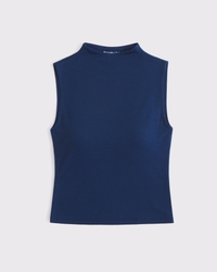Bra-Free Mockneck Top