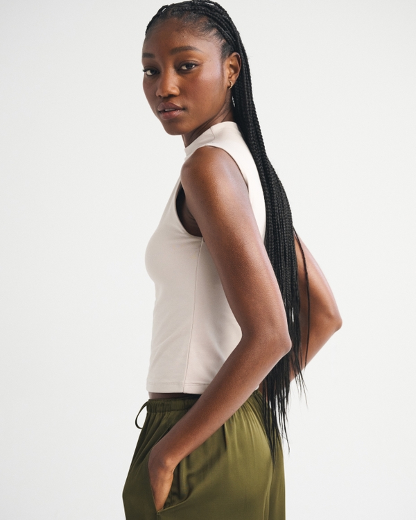 Women's Bra-Free Mockneck Top | Women's Tops | Abercrombie.com