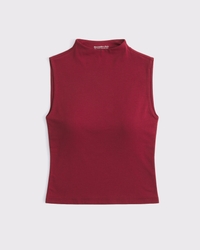 Top con cuello alto sin sostén