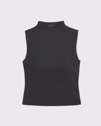 Top con cuello alto sin sostén