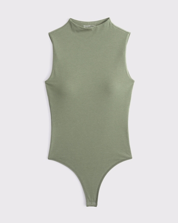 Bra-Free Mockneck Bodysuit