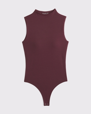 Bra-Free Mockneck Bodysuit