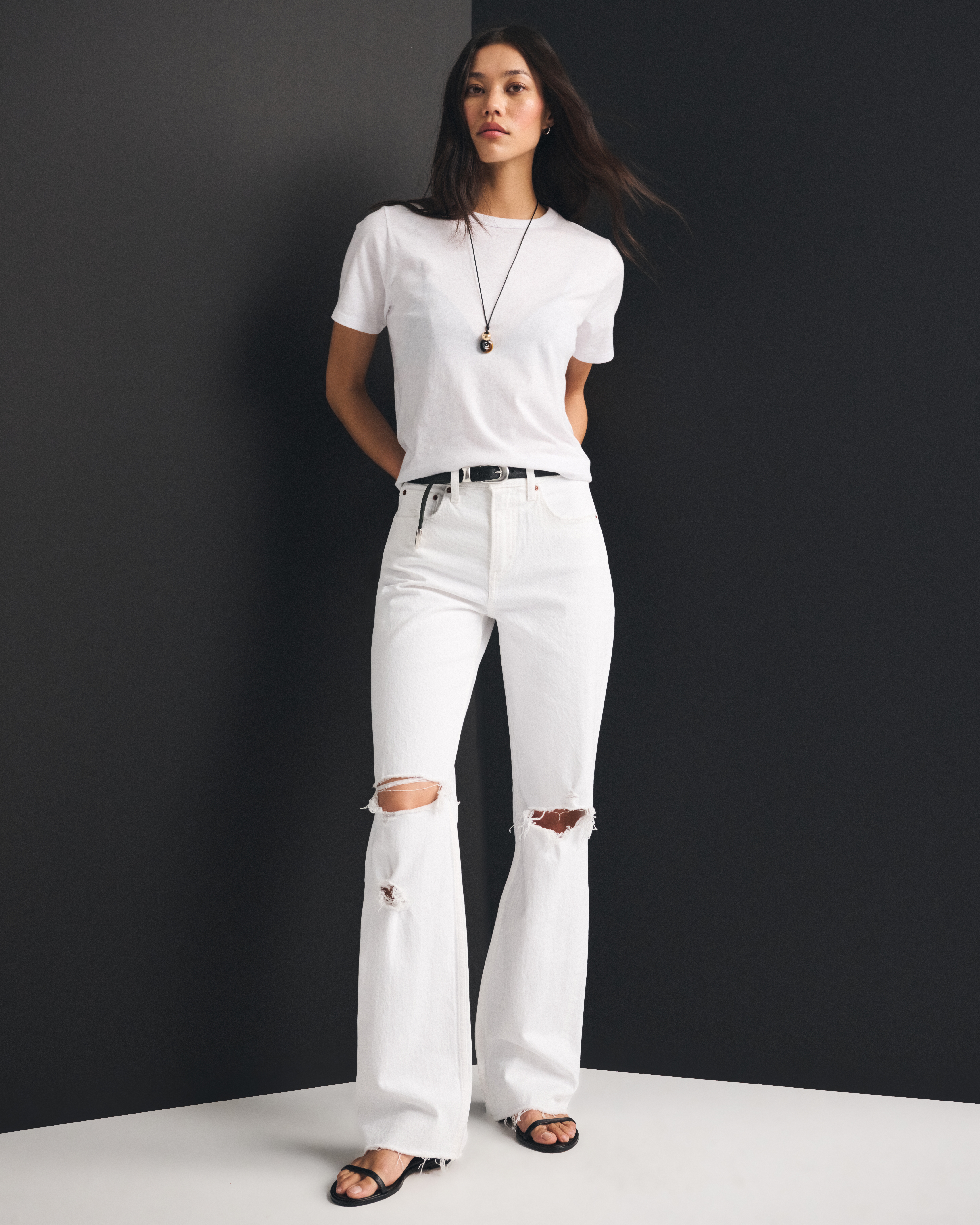 Женские футболки Abercrombie & Fitch Everyday Slub Tee — фото 3