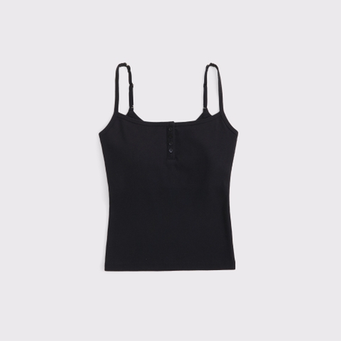 Бра Free, с планкой на пуговицах, в рубчик — Abercrombie & Fitch