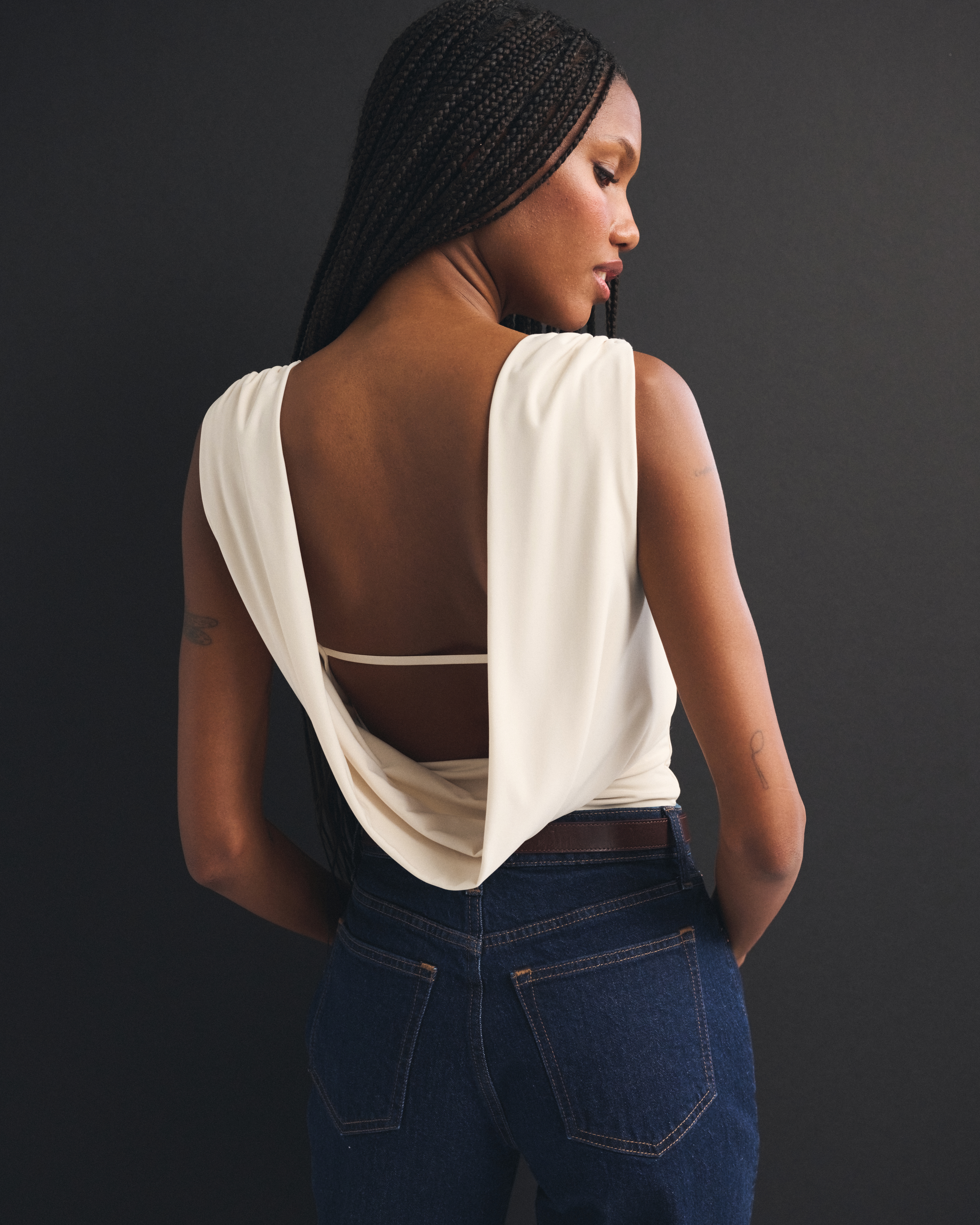 Бра Free Cowl-Back — Abercrombie & Fitch — фото 2