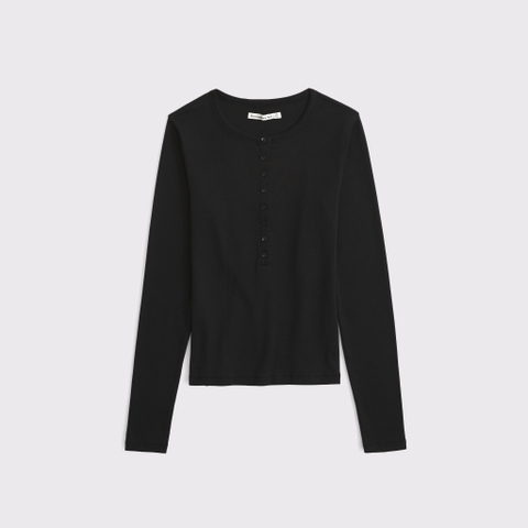 Женские топы Abercrombie & Fitch Long-Sleeve Vintage Jersey Henley