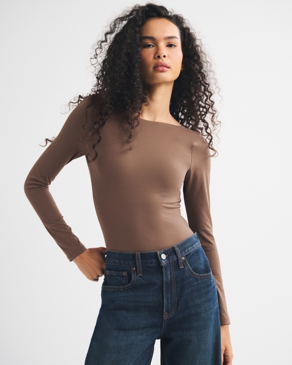 Body à dos ouvert à porter sans soutien-gorge