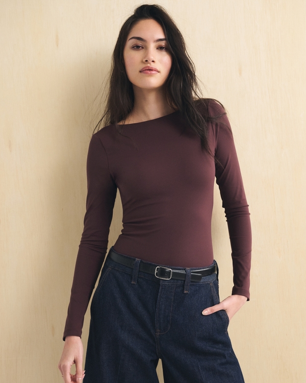 Body à dos ouvert à porter sans soutien-gorge