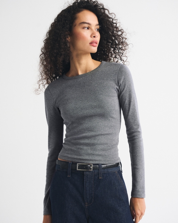 100% Cotton Long-Sleeve Baby Tee