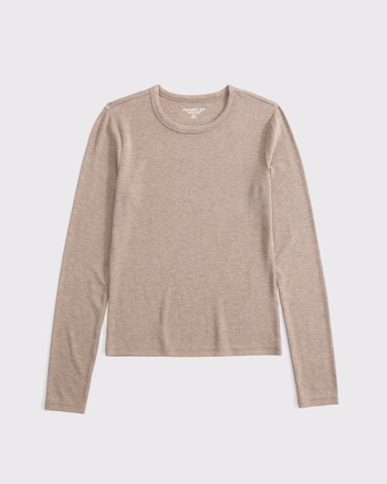 Long-Sleeve Modal-Blend Lounge Tee