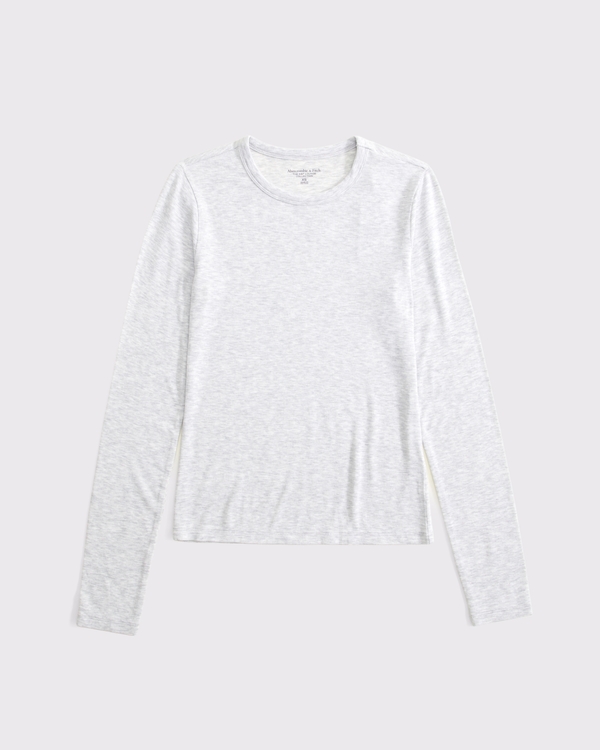 Long-Sleeve Modal-Blend Lounge Tee