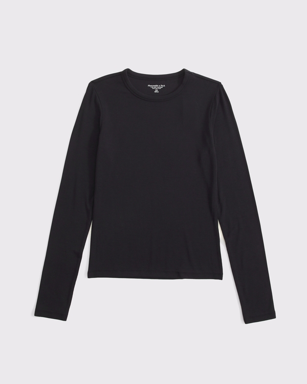 Long-Sleeve Modal-Blend Lounge Tee