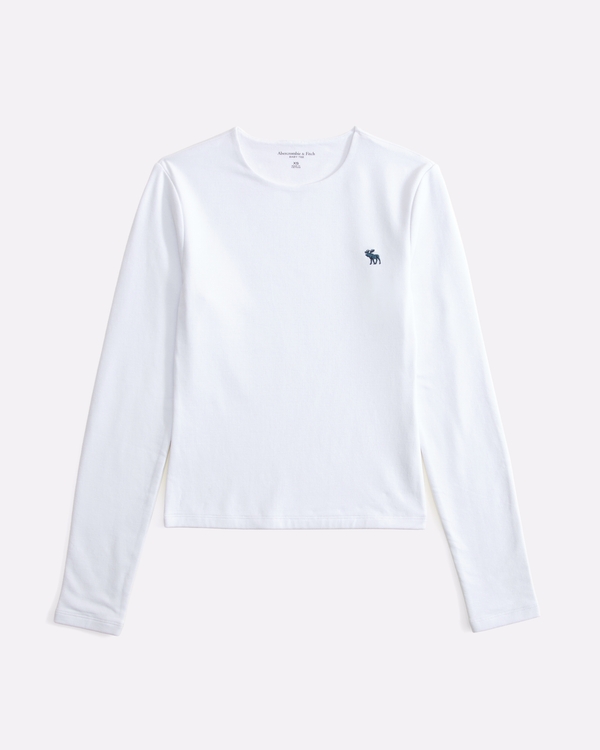 ウィメンズ 長袖 アイコン ダブルラインド ベビーTシャツ | ウィメンズ