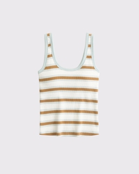 Bra-Free Rib Scoopneck Tank