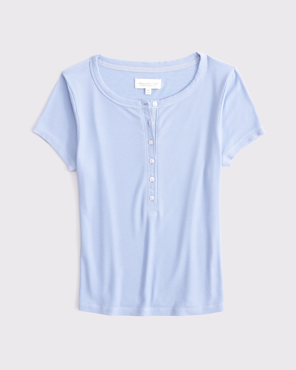 Ribbed Henley