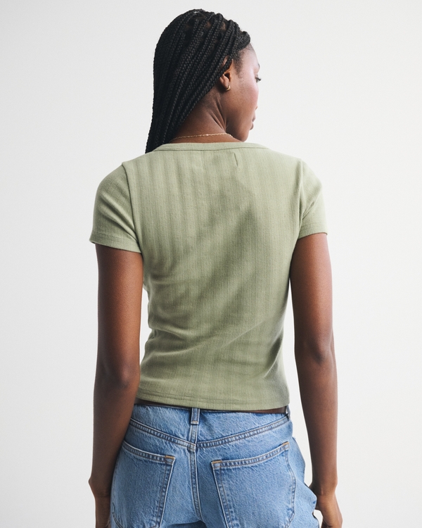 Pointelle Henley