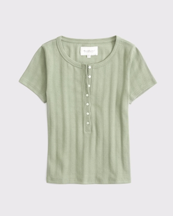 Pointelle Henley