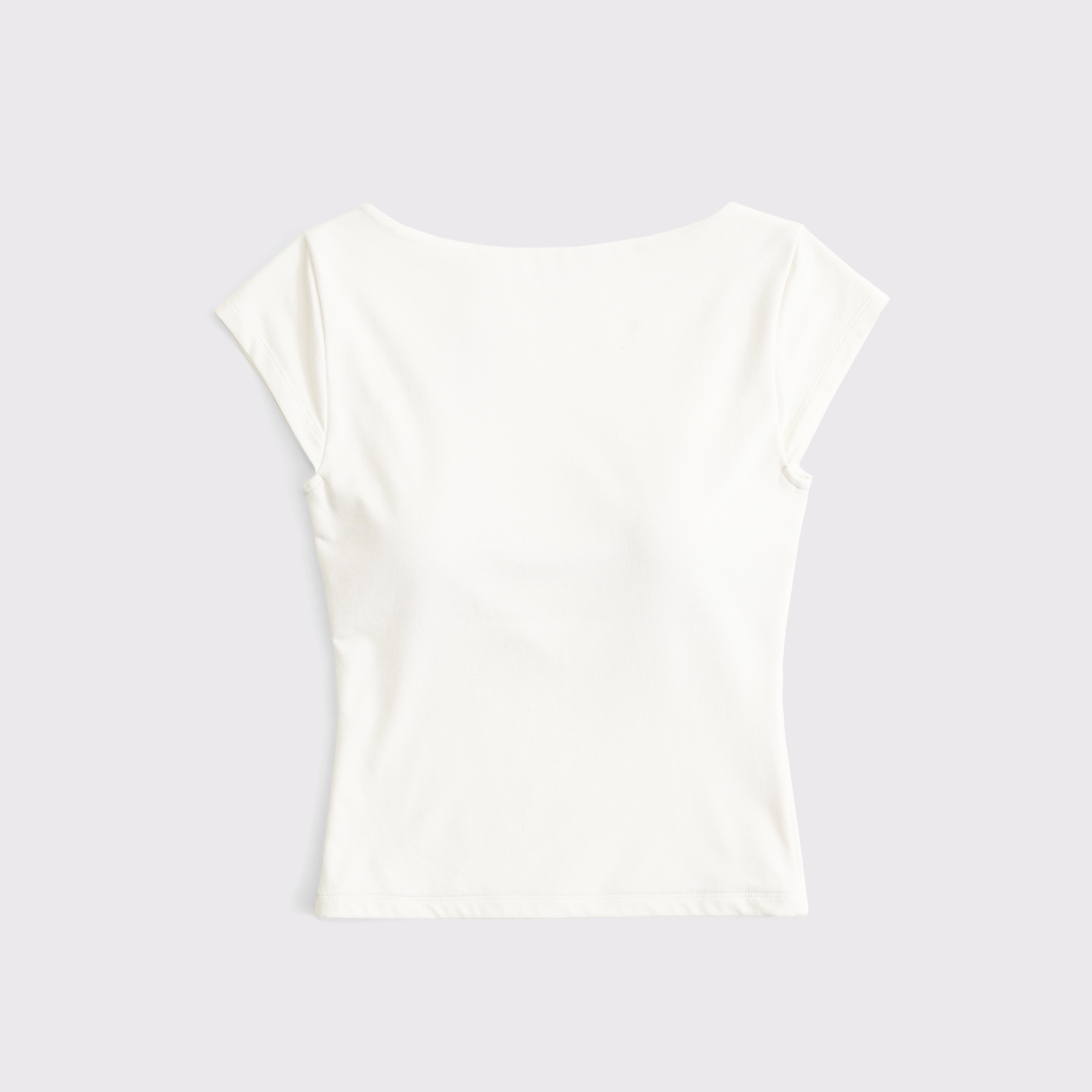 Женский топ Abercrombie & Fitch Bra-Free 2-in-1 Reversible Top, цвет: Кремовый — фото 1
