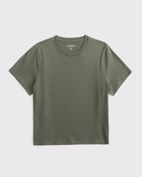 Essential Polished Body-Skimming Tee