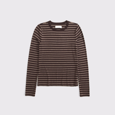 Женские футболки Abercrombie & Fitch Long-Sleeve Modal-Blend Lounge Tee