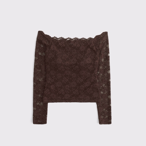 Бра Free Off-The-Shoulder, кружево — Abercrombie & Fitch
