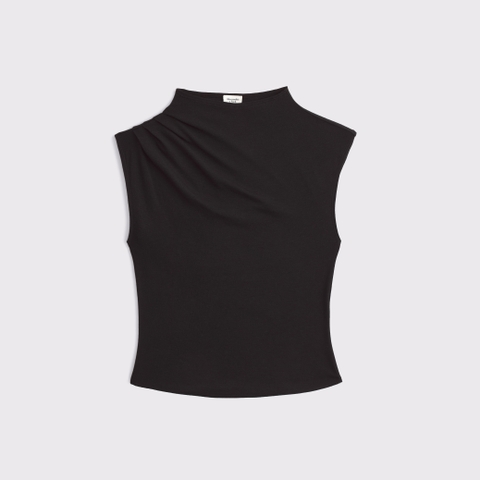 Женские топы Abercrombie & Fitch Draped Fine Wool-Blend Mockneck Top