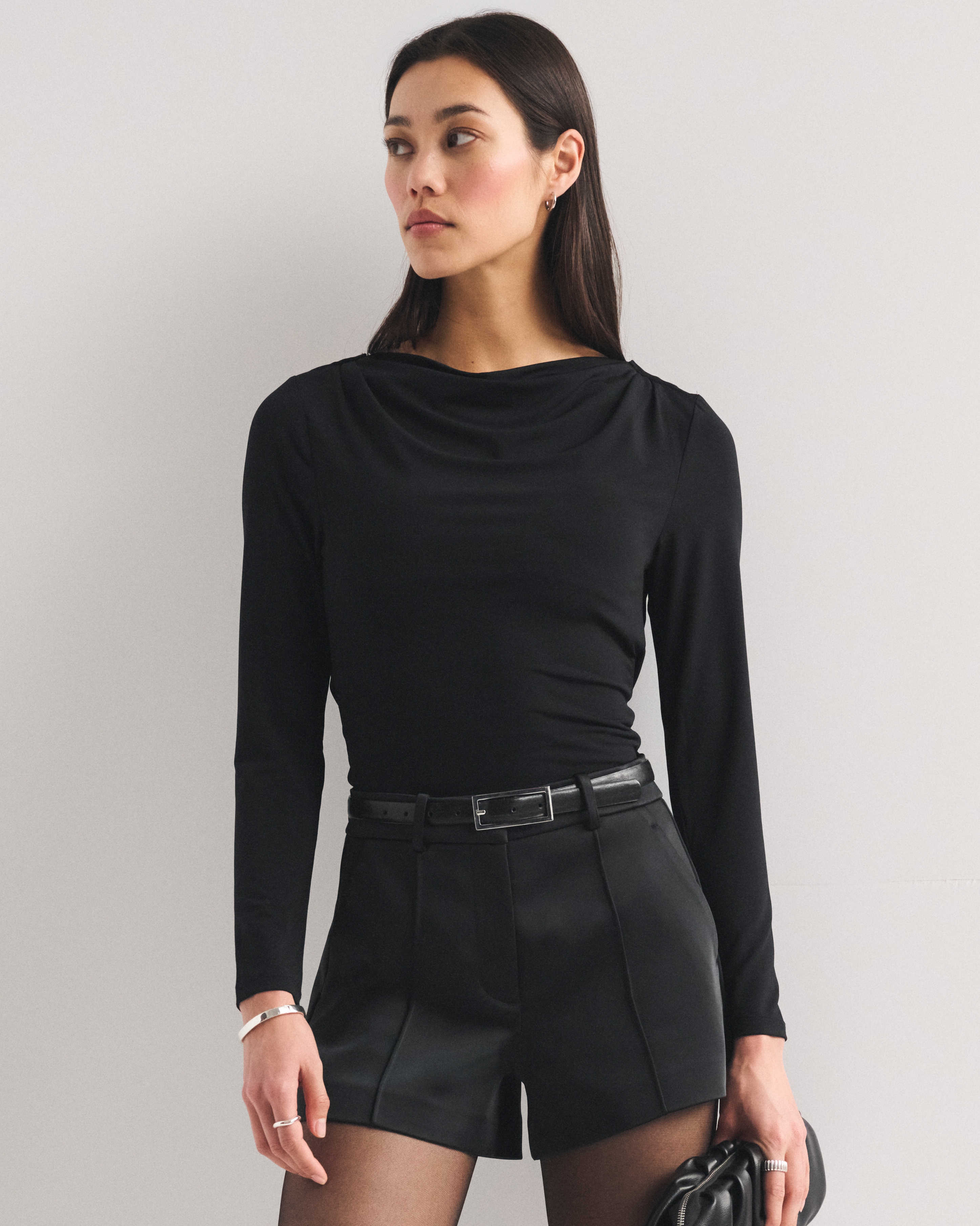Бра Free Cowl, длинный рукав — Abercrombie & Fitch — фото 2