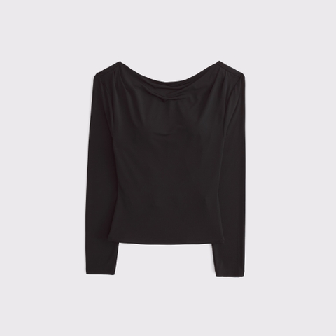 Бра Free Cowl, длинный рукав — Abercrombie & Fitch